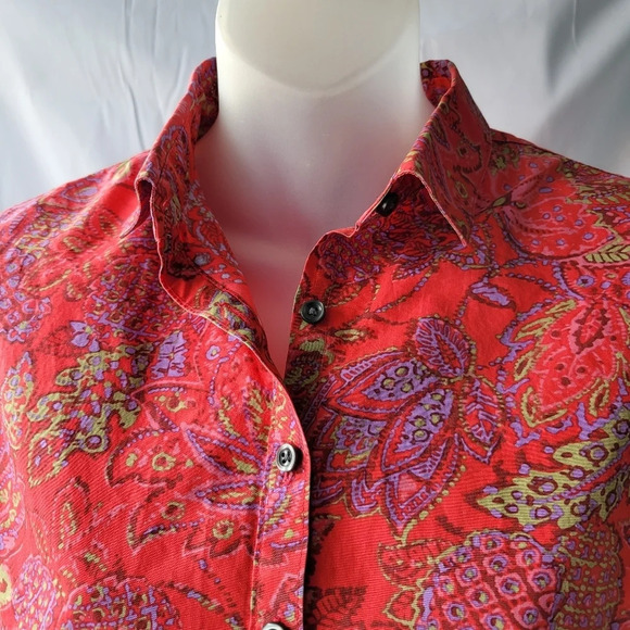 Lands End No Iron Supima Long Sleeves Button Down 4P - Picture 3 of 6